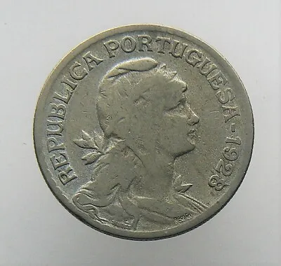$2.99 • Buy  1928 Portuguese Coin 1 Escudo