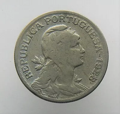 $2.99 • Buy  1928 Portuguese Coin 1 Escudo