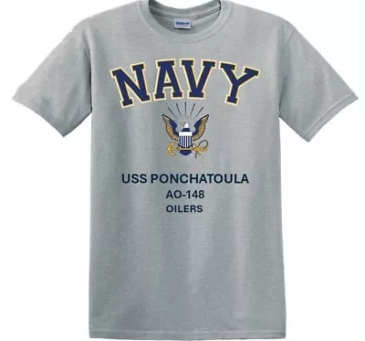 Uss Ponchatoula  Ao-148 * Oilers *eagle*shirt. Officially Licensed • $29.95