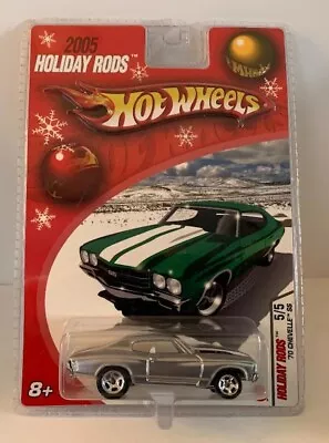 $8.50 • Buy Hot Wheels 2005 Holiday Rods   1970 Chevelle Ss  Silver  5/5