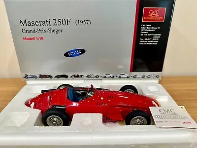 1:18 Juan Manuel FANGIO Maserati 250F German GP 1957 CMC  M-064 • $890