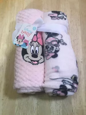 Minnie Mouse Super Soft Baby Blankets • $12.50