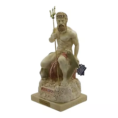 $79.80 • Buy Poseidon Neptune Greek Roman God Mythology Statue Sculpture Casting Stone