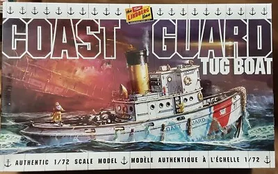 $39 • Buy Lindberg 1/72 Coast Guard Tug Boat Plastic Model #228 SEALED