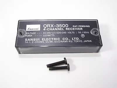 SANSUI QRX-3500 RECEIVER PARTS - Line Voltage Selector Cover • $14.95