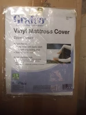 Grafco Plastic Mattress Covers 80  X 36  X 6  PVC Plastic For Twin Size Mattress • $8.77