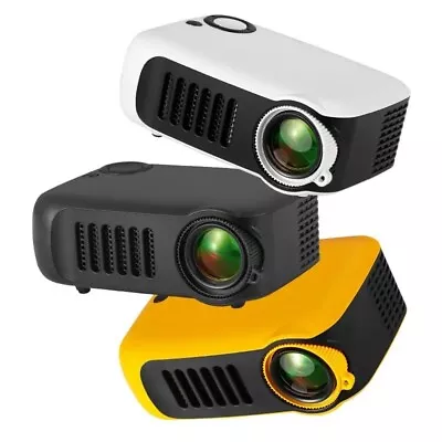 A2000 Mini Projector Home Theater Portable 3D LED Video Projectors C White • $49.99