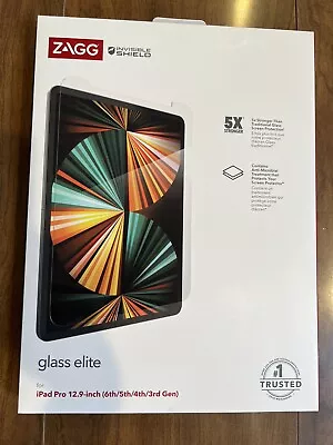 Zagg Invisible Shield Glass Elite IPad Pro 12.9”  • $25