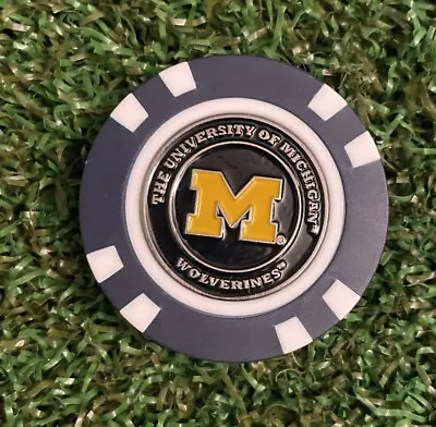 MICHIGAN Poker Chip/Magnetic Ball Marker • $8.59