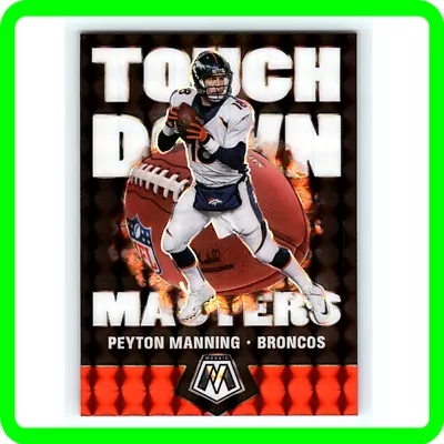 Peyton Manning SILVER PRIZM Touchdown Masters Investment NFL Card Broncos Jersey • $9.99