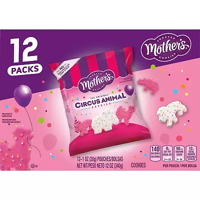 Mothers Cookies Original Circus Animal 12 Oz 12 Count • $13.37