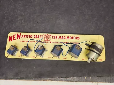 Aristo-craft Cer-mag Motors Store Display Metal 13.25 X3.5  Vintage • $69.99