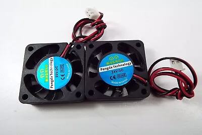 X2 24V DC BOX COOLING FAN 40X40X1OMM BRUSHLESS JST 2 PIN 2.54 CONNECTOR 3D USA • $4.99