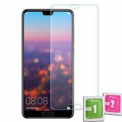 For HUAWEI P20 PRO SCREEN PROTECTOR 9H TEMPERED GLASS FULL DISPLAY COVERAGE P 20 • £4.87