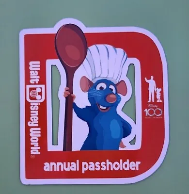 Disney Passholder Magnet Remy Ratatouille 2024 • $6