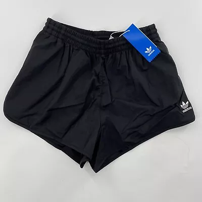 Adidas Originals Women's 3-Stripe Track Shorts Primegreen Black 2.5  GN2885 S • $12.76