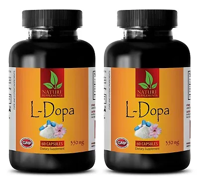 L-DOPA 99% - Mucuna - Stamina - Testosterone Booster - Libido Booster - 2 Bot • $35.25