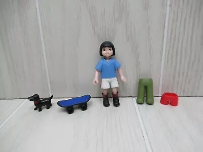 Madeline Le Petite Mini Doll Playset Pepito Skateboard Dog • $14.99