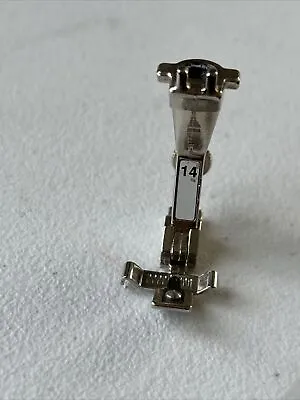 $25 • Buy Genuine Bernina Zipper Foot With Guide #14 - Old Style