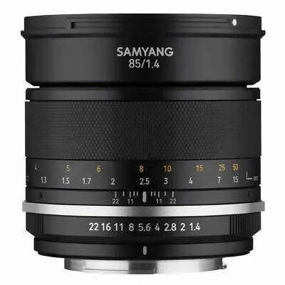 Samyang 85mm F1.4 Mk2 Manual Focus Lens For Canon DSLR Cameras 22991 - UK Seller • £359