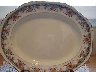 Vintage Large Oval S. Hancock And Sons Corona Ware Plates England (Rare) • $49.99