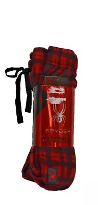 Spyder Polar Fleece Men's Sleepwear Pants Size Large Red Black Plaid New! NWT • $22.99