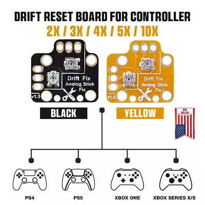 Gamepad Controller Analog Stick Drift Fix Mod For PS4 PS5 XBOX ONE XBOX SERIES • $7.99