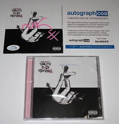 MACHINE GUN KELLY MGK Signed  TICKET TO MY DOWNFALL  BOOKLET + SEALED CD + ACOA • $224.95