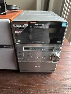 PANASONIC SA-PM39D DVD Stereo 5 Disc CD/DVD Cassette! *With Cables* NO REMOTE • $40