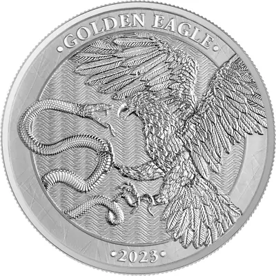 Germania 2023 1 Oz Malta Golden Eagle Silver 5 Euro BU  Coin In Mint Capsule • $37.95