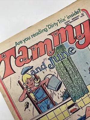 TAMMY AND JUNE COMIC - 16th November 1974 - Original Vintage / Nostalgic Gifts • £7.99