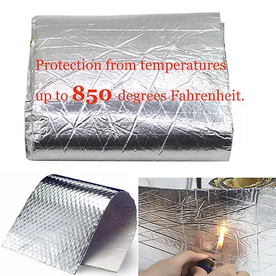 Heat Shield Mat Belly Fairing Motorcycle Insulation For Hood Fiberglass Cotton • $12.14