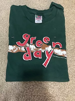 Vintage 1994 Green Day Dookie T-Shirt Medium • $100