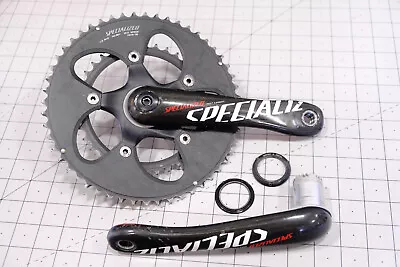 Specialized FACT Carbon Road Bike Crankset 52/36t 110BCD 175mm BB30 S-Works • $189.99