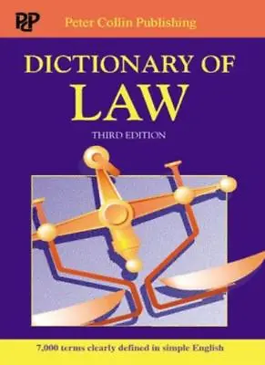 Dictionary Of Law By P.H. Collin. 9781901659436 • £3.08