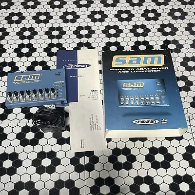 Midiman Sam SPDIF To Stereo ADAT Mixer And Converter In Box & Power Adapter • $90