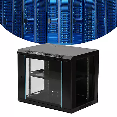 9U Network Server Data Cabinet Enclosure Rack Lockable Box 600x450x500mm • £86.57