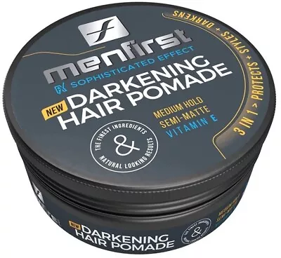 Menfirst Darkening Hair Pomade For Men - Medium Brown To Black Hair - 1 Pack • $15.99