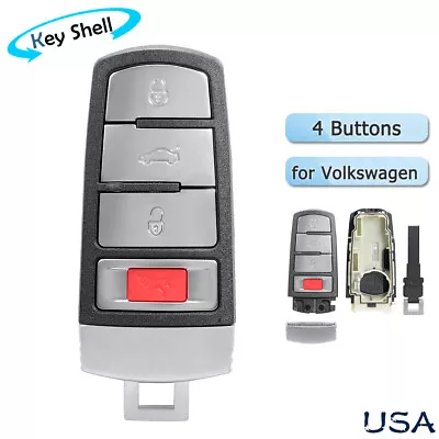 Replacement For VW Volkswagen 2006-2010 Passat CC Remote Key Fob Shell Case Pad • $12.79