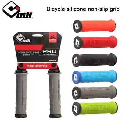 MTB Bike Grips Mtb Cuffs Bicycle Handle Grip Silicone Cuffs Handlebar Cover Lock • $15.63