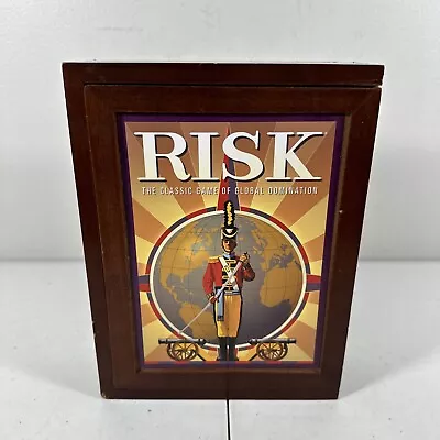 Risk Board Game -Vintage Bookshelf Collection-Parker Brothers Wood Box Complete • $34.99