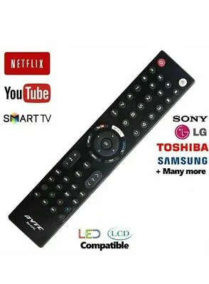 Universal Remote TV Control LG Sony Toshiba Samsung + Smart TV 3D LCD LED HD TV  • £4.99