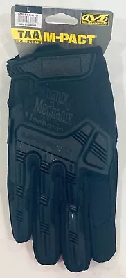 Mechanix TAA M-Pact Gloves Size Large Black MP-F55-010 NEW!! • $19.99