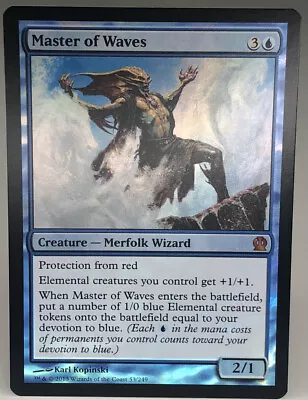 Master Of Waves - Theros - Magic The Gathering MTG - Foil / NM • $9.49