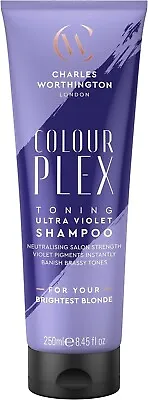 Charles Worthington Colourplex Toning Ultra Violet Shampoo Purple Shampoo F • £10.49