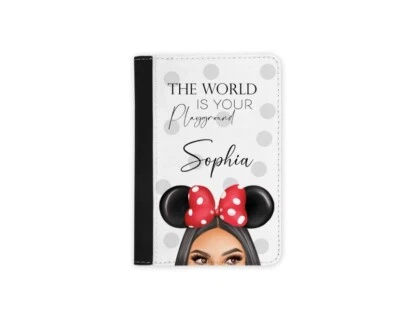 £9.95 • Buy Disney Girl Personalised Passport Cover , Girl Passport Holder