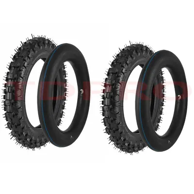 2 Set 2.50-10 Tyre + Tube 2.5-10 For Honda CRF50 Yamaha PW50 TTR50 Dirt Pit Bike • $88.66