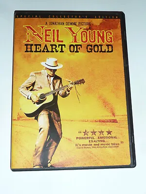 Neil Young: Heart Of Gold DVD Live Concert Music Documentary Jonathan Demme! • $5.18