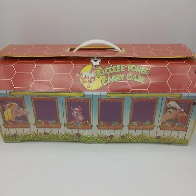 Vtg 1987 TARA TOY CORP. Kuddle Ponee Carry Case For Toy Ponys Pretend Play READ • £14.24
