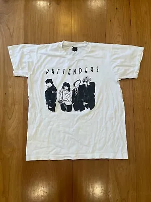 Vintage Rare 1980's The PRETENDERS Size XL Rock Tour Shirt Single Stich • $25